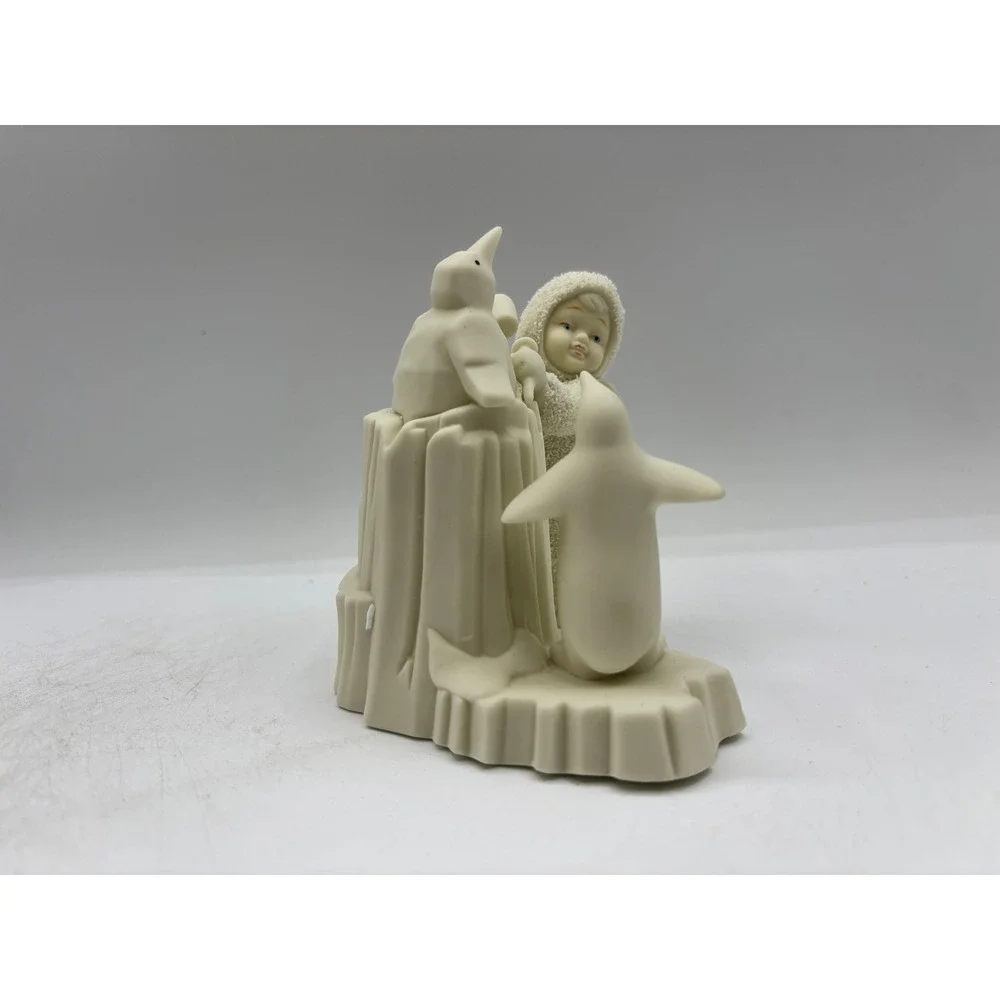 Dept 56 1993 Vintage Snowbabies I'm Making An Ice Sculpture 56.68420 Retired
